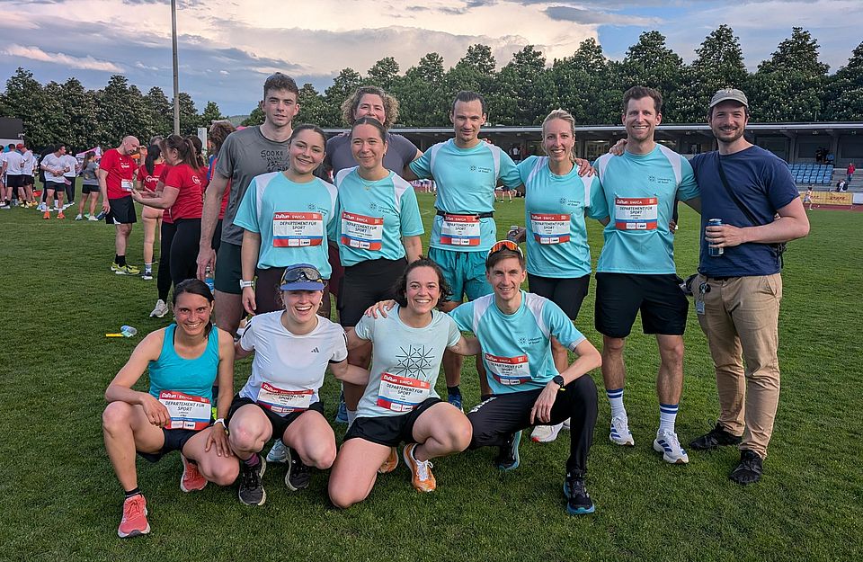 Teamfoto nach dem Lauf